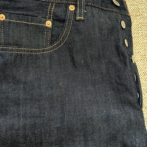 Levi Button Fly Denim Jeans (Unisex) - Picture 3 of 6